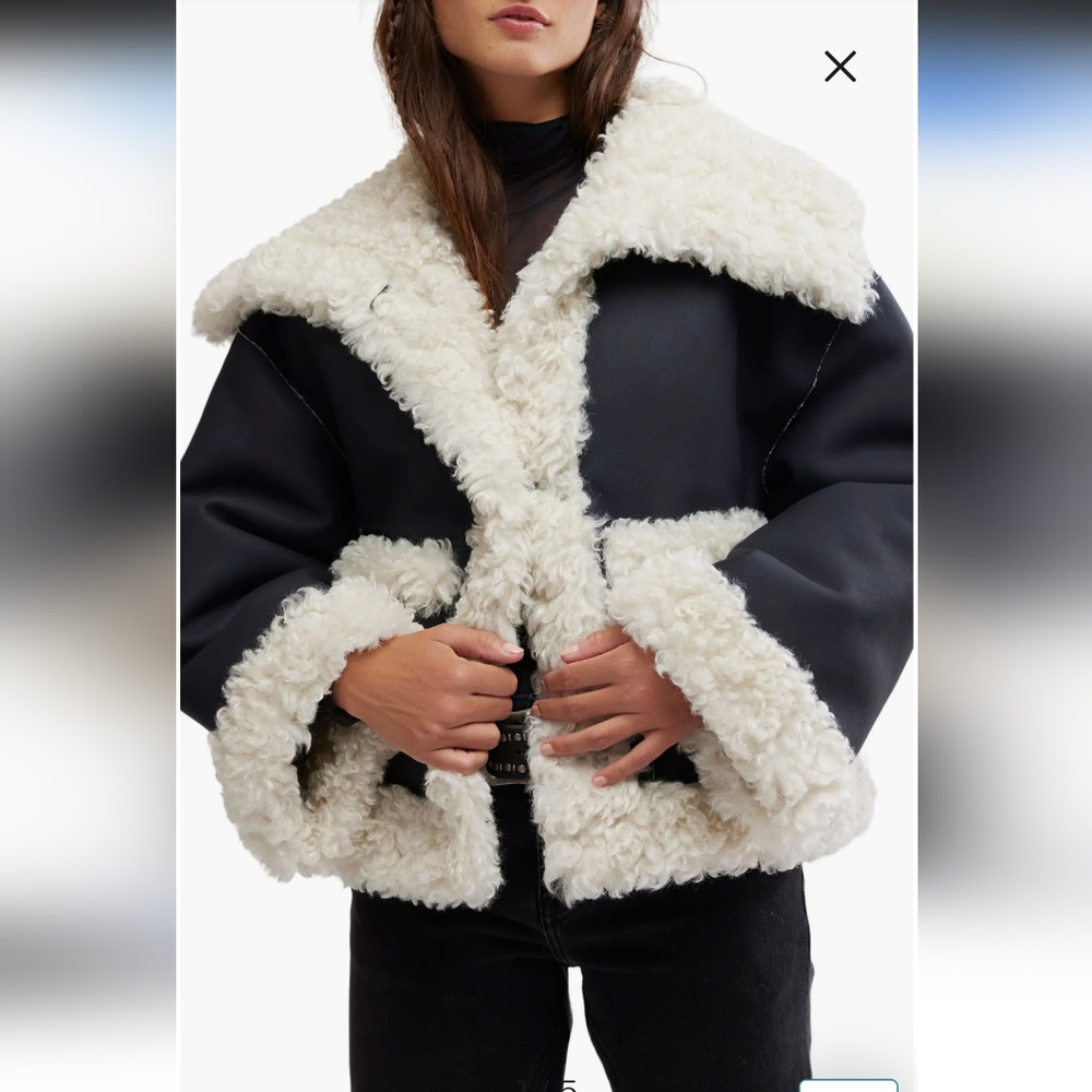 Women's Shearling Trim Jacket